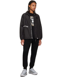 Veste-chemise en nylon noire AAPE BY A BATHING APE