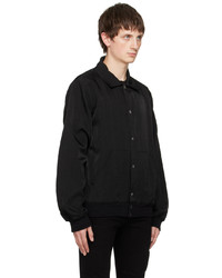 Veste-chemise en nylon noire RtA