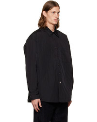 Veste-chemise en nylon noire Our Legacy