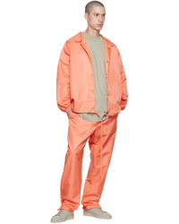Veste-chemise en nylon orange Essentials