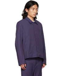 Veste-chemise en nylon violette Post Archive Faction PAF