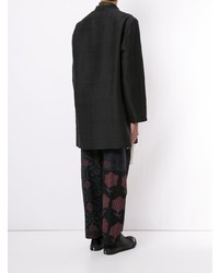 Veste-chemise en soie noire Yohji Yamamoto