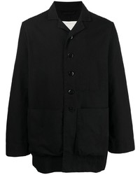 Veste-chemise en toile noire