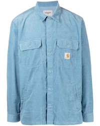 Veste-chemise en velours côtelé bleu clair Carhartt WIP