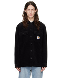 Veste-chemise en velours côtelé noire CARHARTT WORK IN PROGRESS