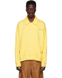 Veste-chemise imprimée jaune Marni