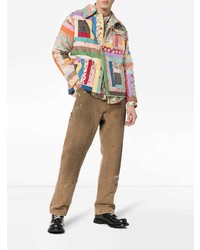 Veste-chemise imprimée multicolore Bode