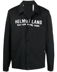Veste-chemise imprimée noire et blanche Helmut Lang