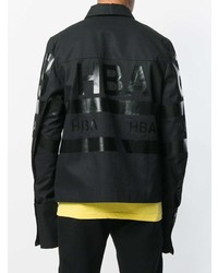 Veste-chemise imprimée noire Hood by Air