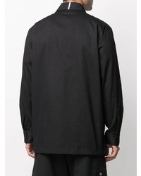 Veste-chemise imprimée noire McQ Swallow