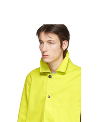 Veste-chemise jaune Acne Studios