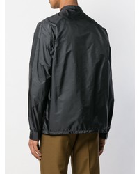 Veste-chemise légère gris foncé Prada