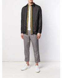 Veste-chemise légère noire Aspesi