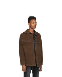 Veste-chemise marron foncé Fear Of God