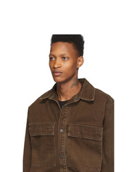 Veste-chemise marron foncé Fear Of God