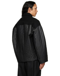 Veste-chemise matelassée noire LE17SEPTEMBRE