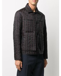 Veste-chemise matelassée noire Craig Green