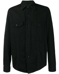 Veste-chemise noire Ami Paris