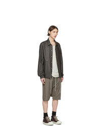 Veste-chemise noire Rick Owens