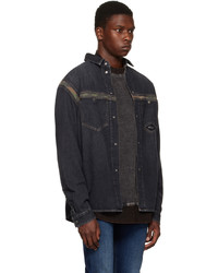 Veste-chemise noire Diesel