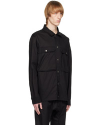 Veste-chemise noire Thom Krom