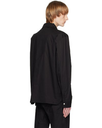 Veste-chemise noire Thom Krom