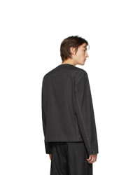 Veste-chemise noire Lemaire