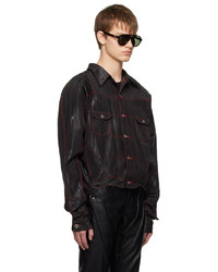 Veste-chemise noire JUNTAE KIM