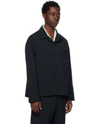 Veste-chemise noire Nanamica