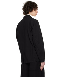 Veste-chemise noire Toogood