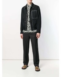 Veste-chemise noire Cédric Charlier