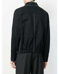 Veste-chemise noire Cédric Charlier