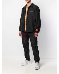 Veste-chemise noire Heron Preston