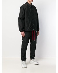 Veste-chemise noire Heron Preston