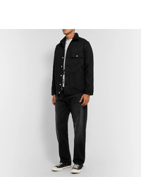 Veste-chemise noire BILLY