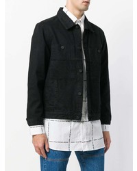 Veste-chemise noire Études