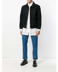 Veste-chemise noire Études