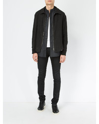 Veste-chemise noire