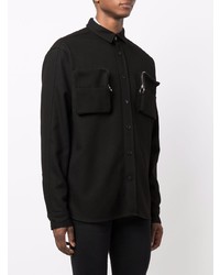 Veste-chemise noire Balmain