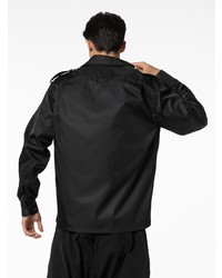 Veste-chemise noire Prada