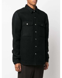 Veste-chemise noire Rick Owens