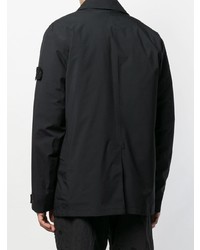 Veste-chemise noire Stone Island