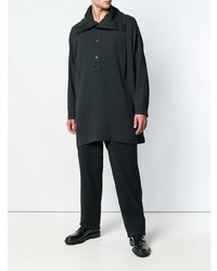 Veste-chemise noire Issey Miyake Men