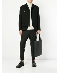 Veste-chemise noire Neil Barrett