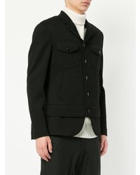 Veste-chemise noire Neil Barrett