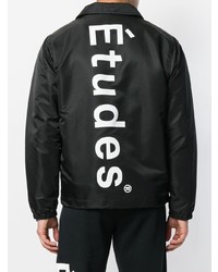 Veste-chemise noire Études