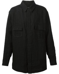 Veste-chemise noire