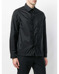 Veste-chemise noire Prada