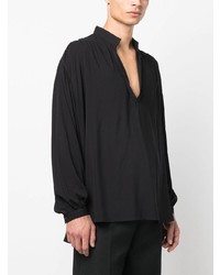 Veste-chemise noire Atu Body Couture