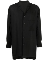 Veste-chemise noire Yohji Yamamoto